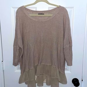 American Eagle ruffle sweater